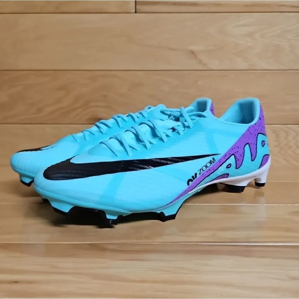 Nike Zoom Vapor 15 Academy Mens Size 10 DJ5631-300 FG/MG Turquoise Soccer Cleats